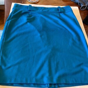 George Blue Stretch Skirt - Size 16 - W19 L25